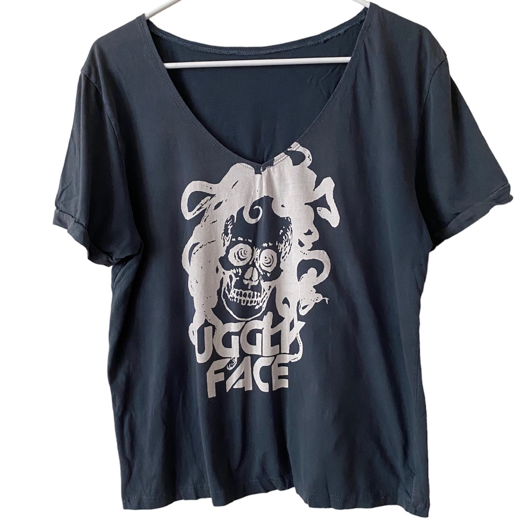 H&M Ugly Face T-Shirt Large
